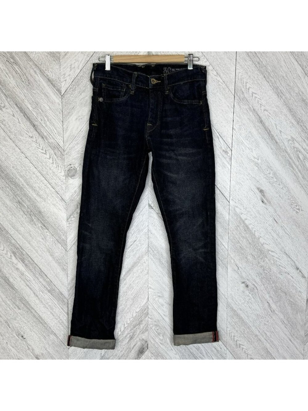 Parasuco DNM LGND Straight Sutter Selvedge Jeans Mens 30x33 Red Line Denim